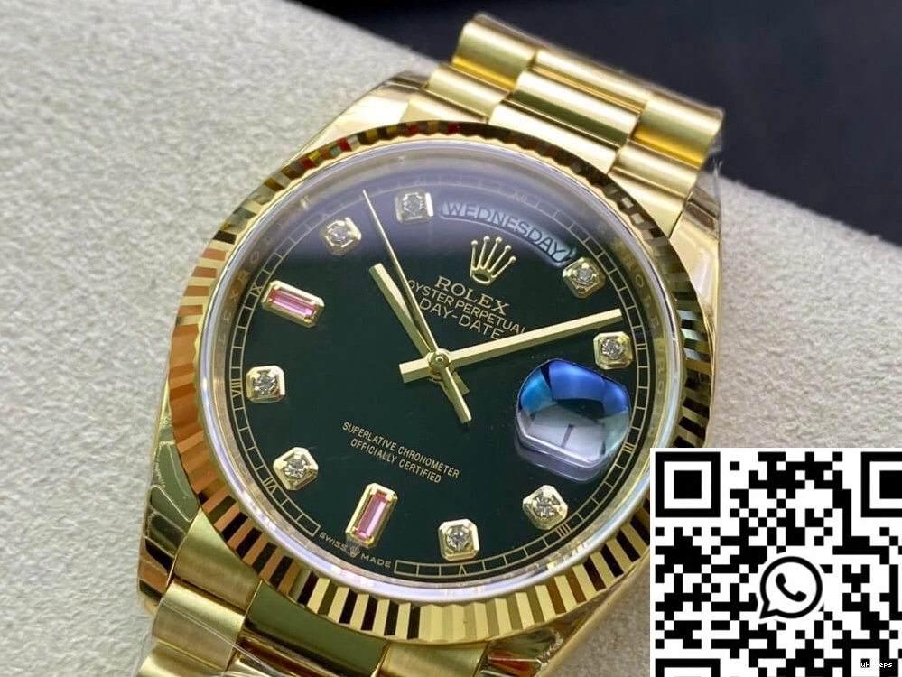 Yellow Rolex Gold EW 118208 Day Factory Date 0317